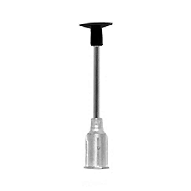 ESD-Safe Metal Probe with a 3/8" Dissipative Vacuum Cup, 1" Long